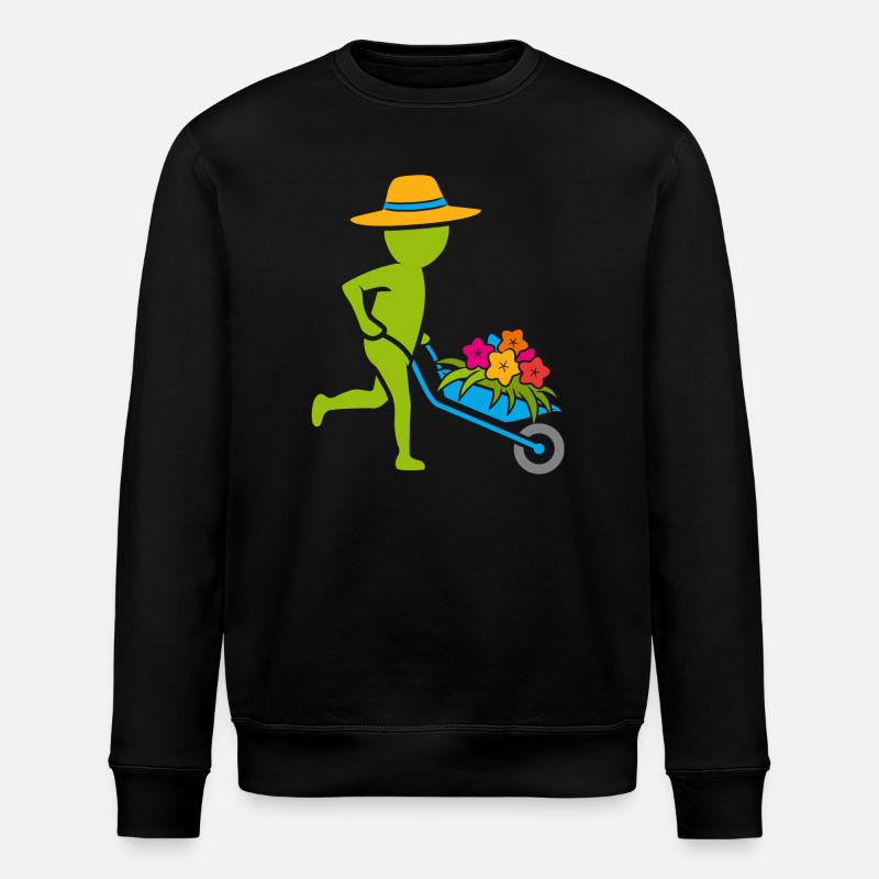 Gärtner / Gärtnerin - bunt - Stanley/Stella Unisex Bio-Sweatshirt ROLLER - Schwarz