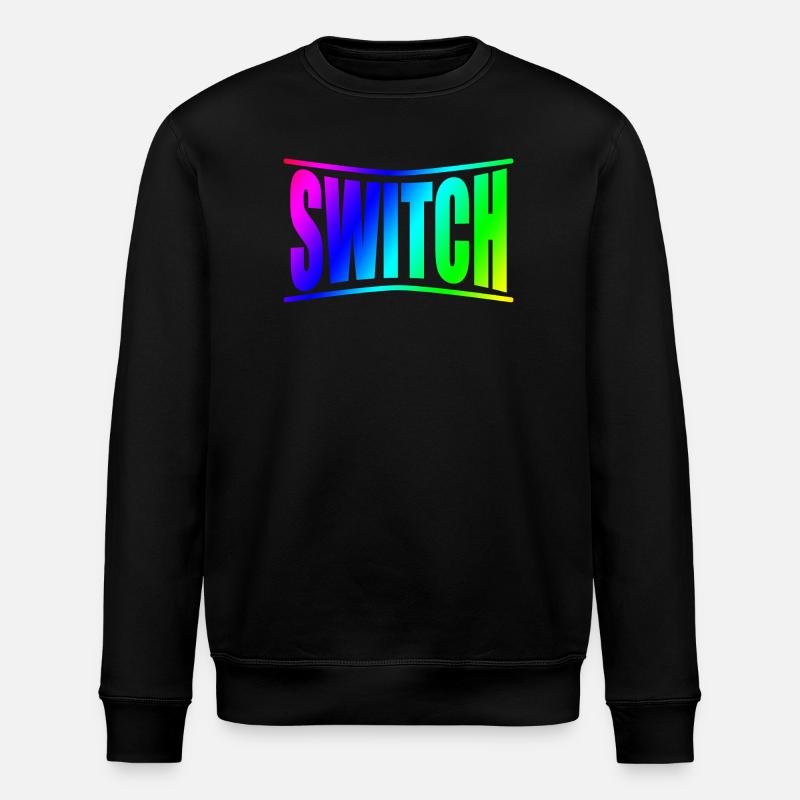 swich bdsm bondage disciplines - Stanley/Stella ROLLER Unisex Organic Sweatshirt - black