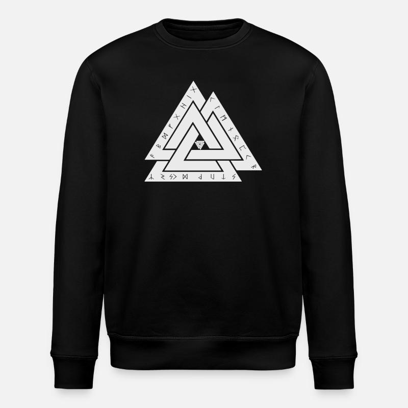 Valknut symbole viking - Sweat bio ROLLER Stanley/Stella Unisexe - noir