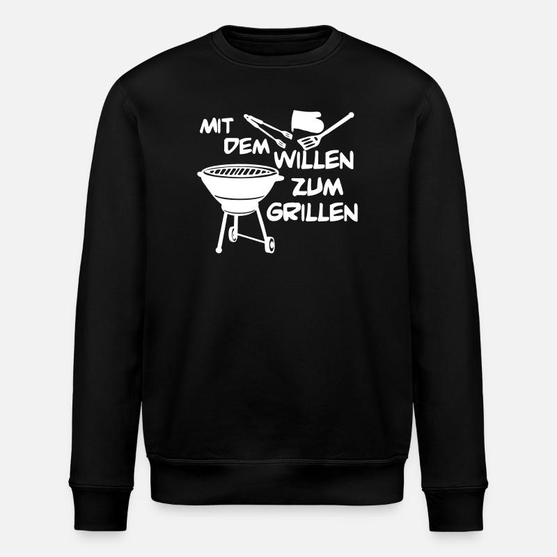Avec la volonté de griller... - Sweat bio ROLLER Stanley/Stella Unisexe - noir