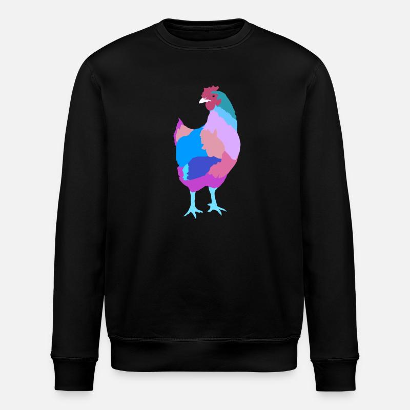 Poule poulet - Sweat bio ROLLER Stanley/Stella Unisexe - noir