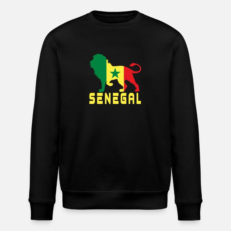 Lion du Sénégal - Sweat bio ROLLER Stanley/Stella Unisexe - noir