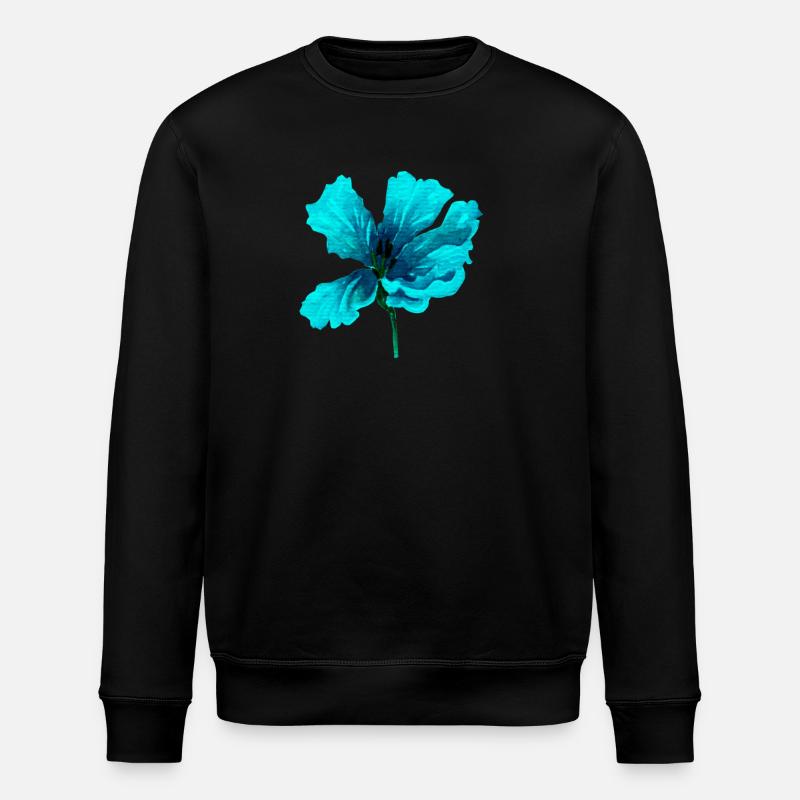 fleur - Sweat bio ROLLER Stanley/Stella Unisexe - noir