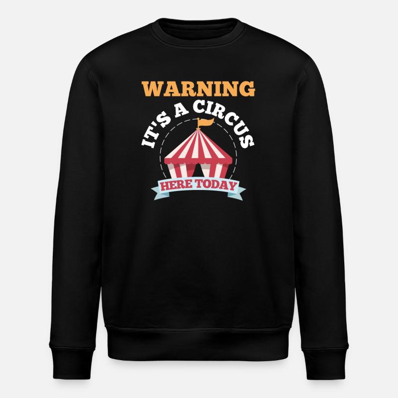 Zirkus Zirkuszelt - Stanley/Stella Unisex Bio-Sweatshirt ROLLER - Schwarz