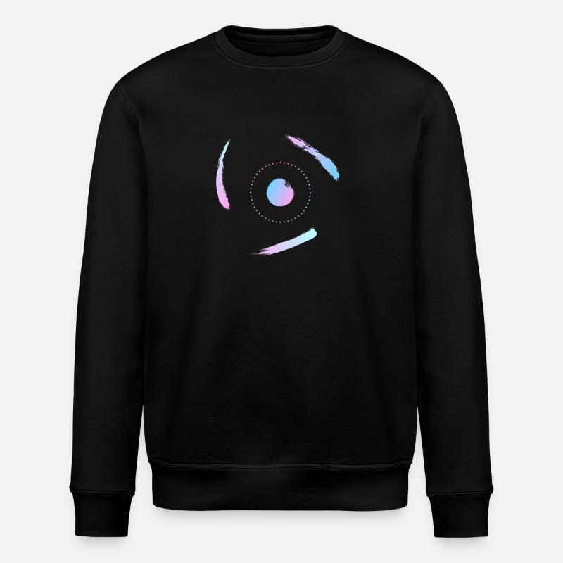 Elektronen umkreisen das Atom - Stanley/Stella Unisex Bio-Sweatshirt ROLLER - Schwarz