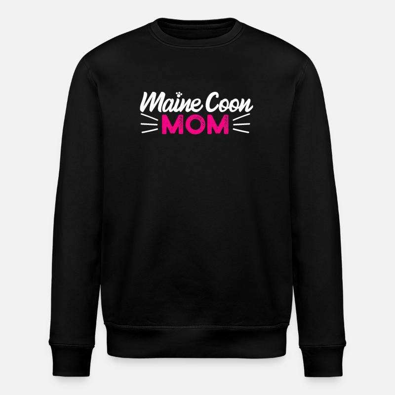 Chat Maine Coon - Sweat bio ROLLER Stanley/Stella Unisexe - noir