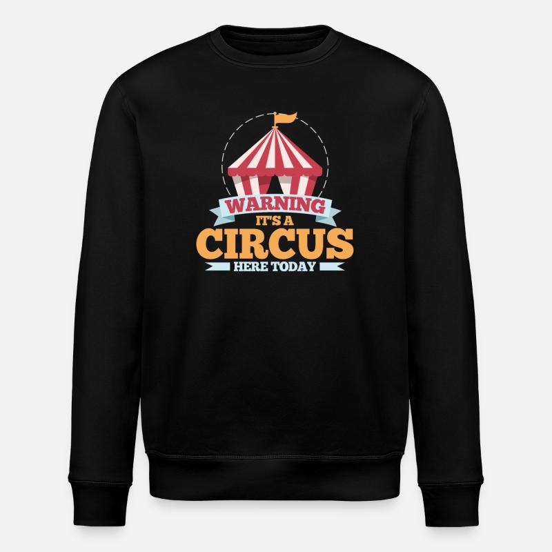 cirque - Sweat bio ROLLER Stanley/Stella Unisexe - noir