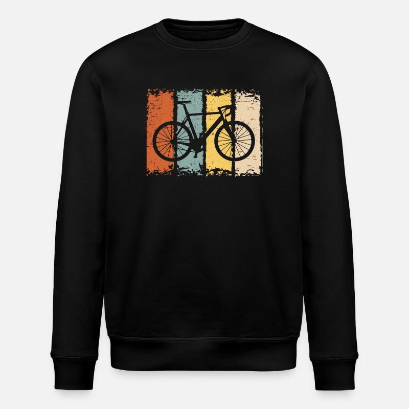 Bicycle - Stanley/Stella ROLLER Unisex Organic Sweatshirt - black