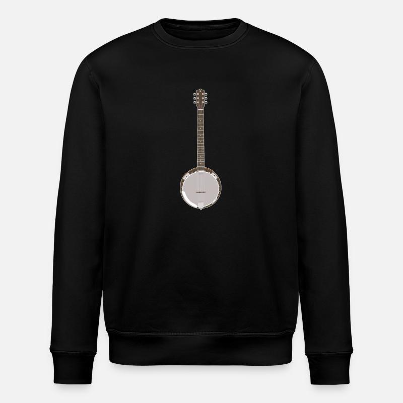 Banjo - Single Banjo - Stanley/Stella ROLLER Unisex Organic Sweatshirt - black