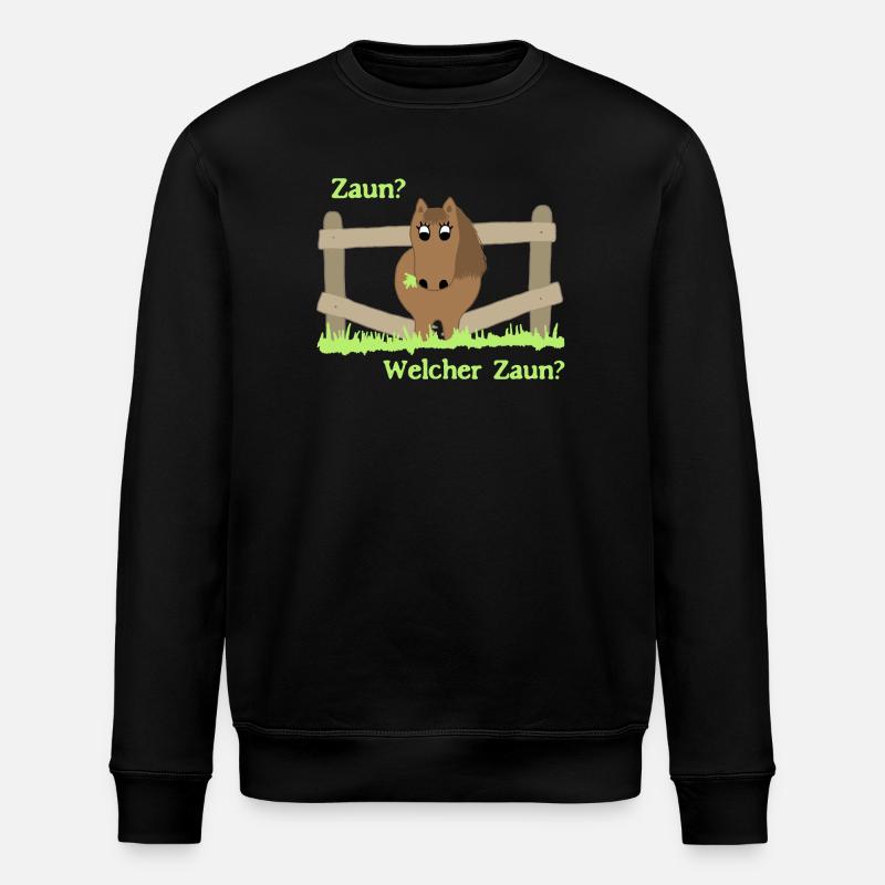 Unschuldiges Pony - Stanley/Stella Unisex Bio-Sweatshirt ROLLER - Schwarz