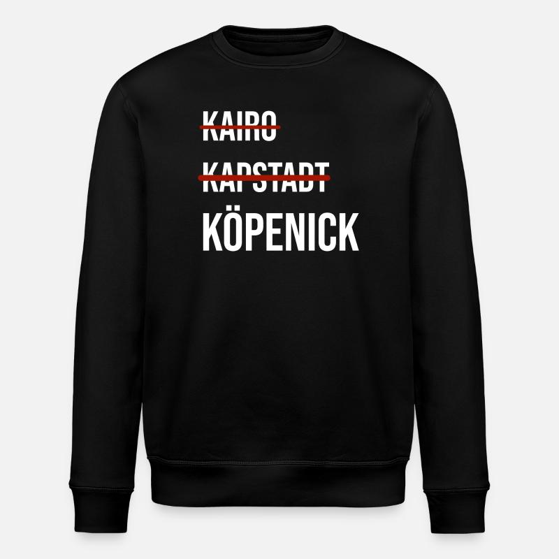 Grafik mit Köpenick - Stanley/Stella Unisex Bio-Sweatshirt ROLLER - Schwarz