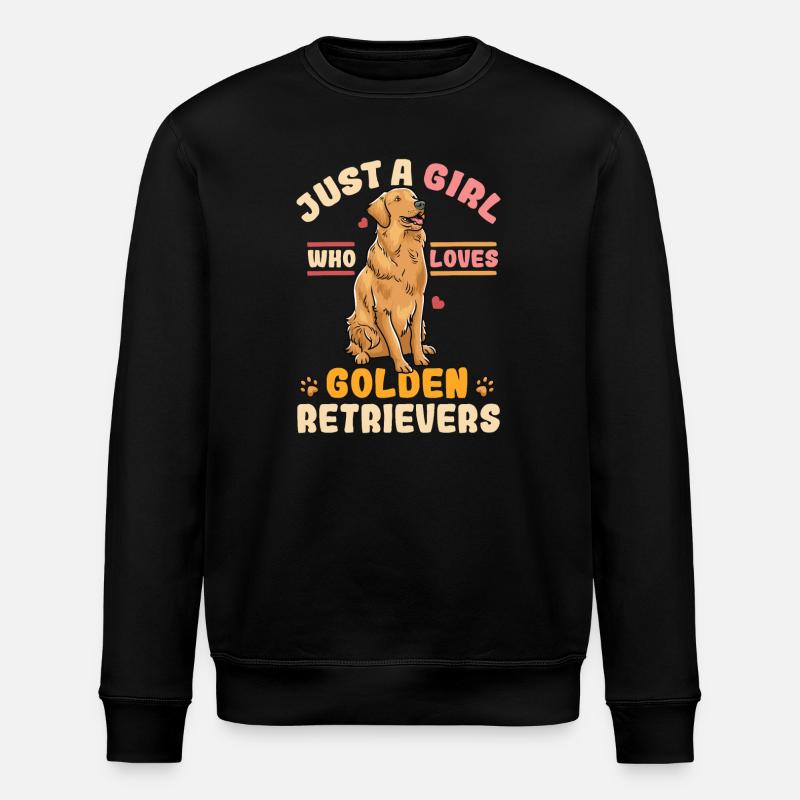 Golden retriever - Sweat bio ROLLER Stanley/Stella Unisexe - noir