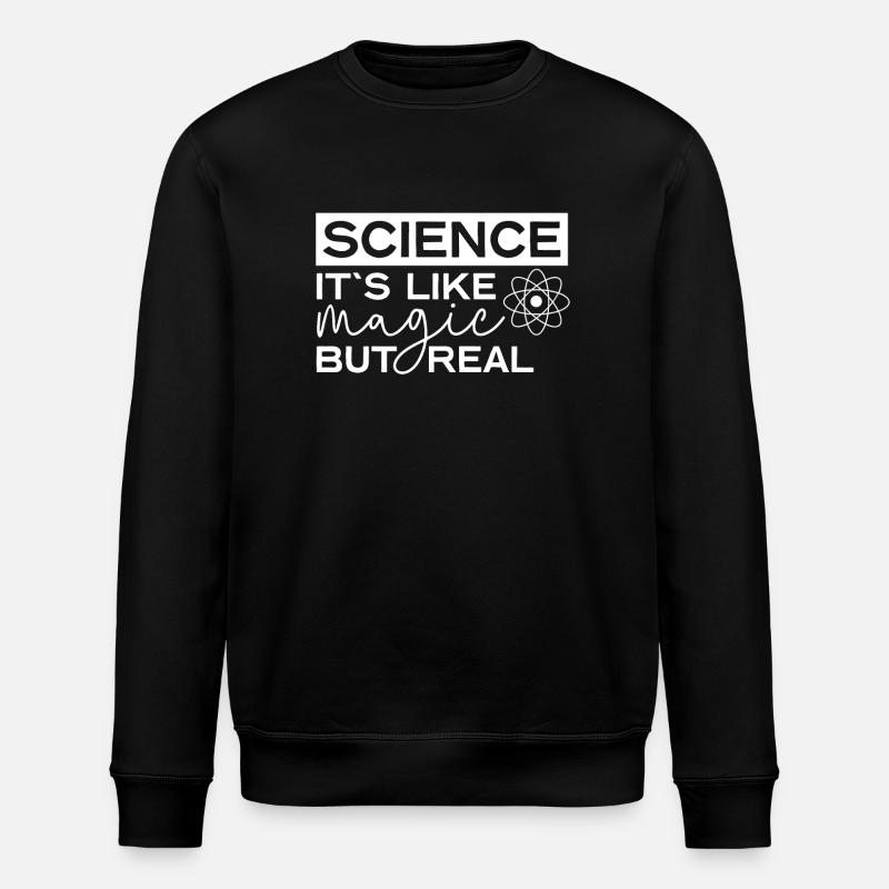 Wissenschaft - Stanley/Stella Unisex Bio-Sweatshirt ROLLER - Schwarz