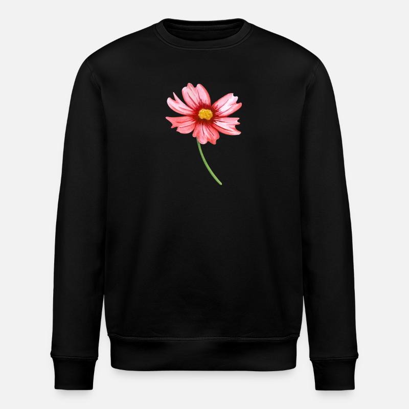 fleur - Sweat bio ROLLER Stanley/Stella Unisexe - noir