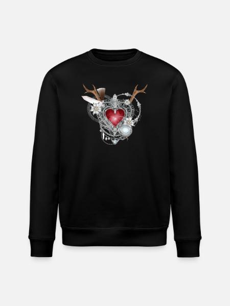 Extravagant Bavarian costume jewellery - Stanley/Stella ROLLER Unisex Organic Sweatshirt - black
