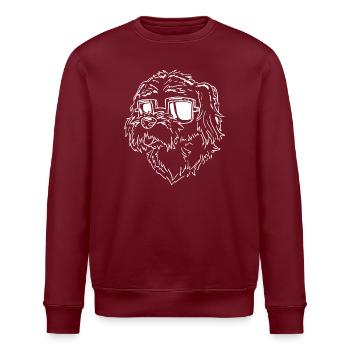 Havanais - Sweat bio ROLLER Stanley/Stella Unisexe - bordeaux - Devant - Nik (191cm)