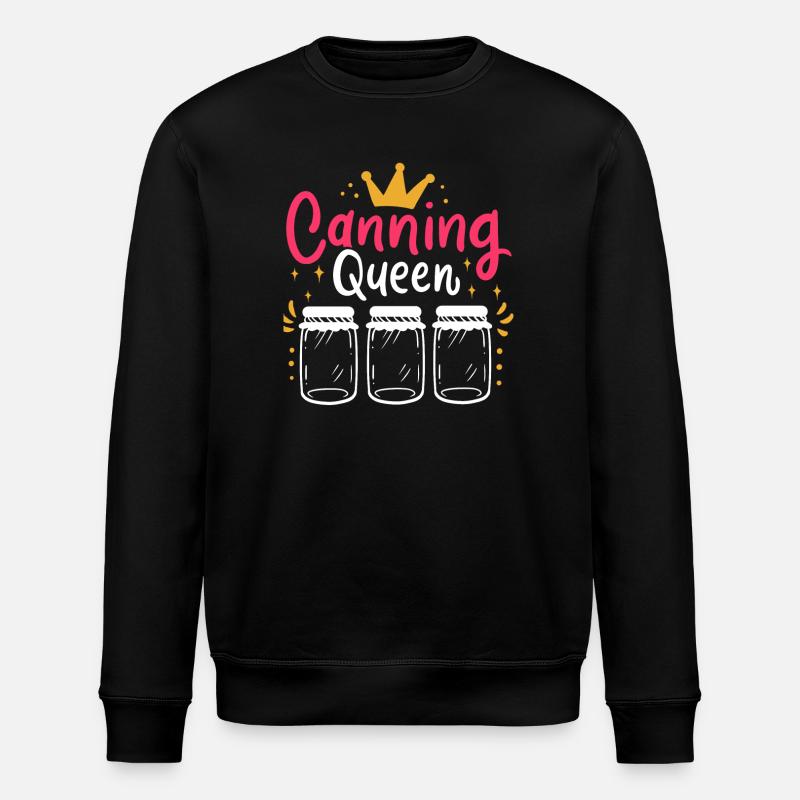 Einmachen Einkochen - Stanley/Stella Unisex Bio-Sweatshirt ROLLER - Schwarz