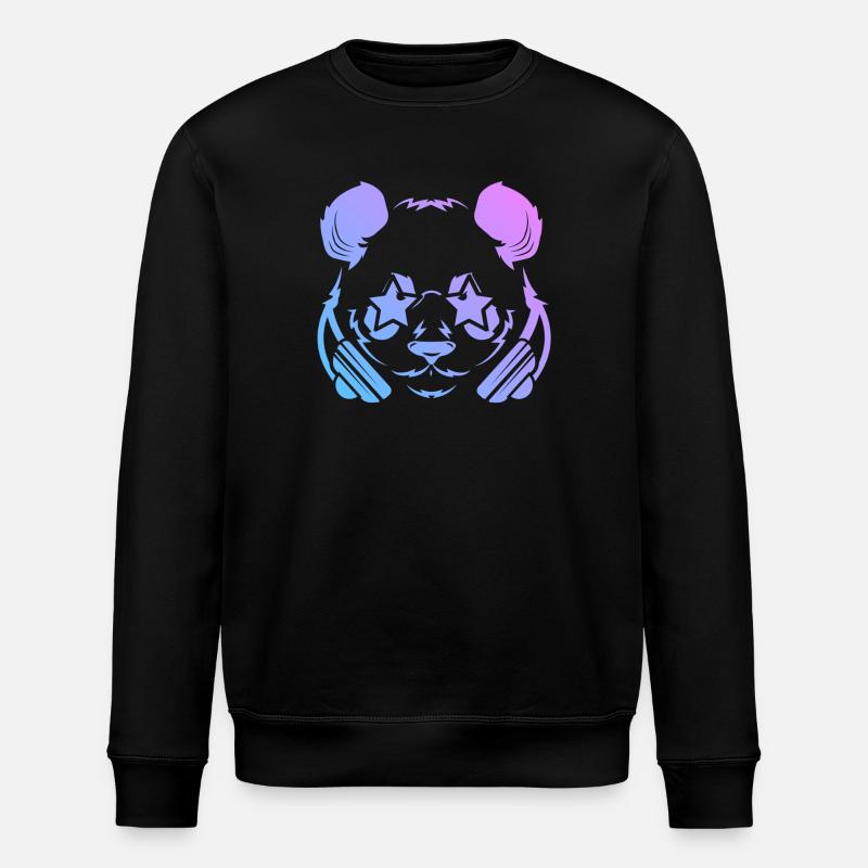 Panda Pandabär - Sweat bio ROLLER Stanley/Stella Unisexe - noir