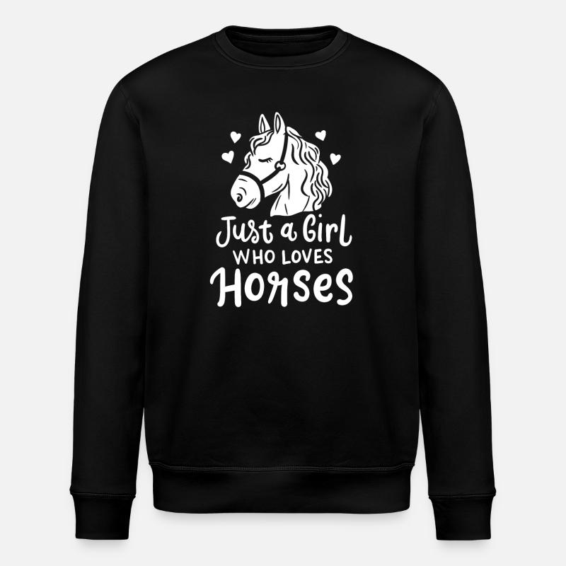 Chevaux Amateurs de chevaux - Sweat bio ROLLER Stanley/Stella Unisexe - noir