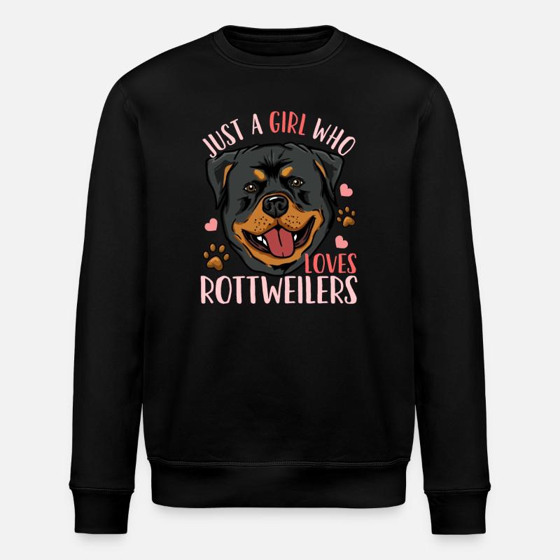 Rottweiler - Stanley/Stella Unisex Bio-Sweatshirt ROLLER - Schwarz