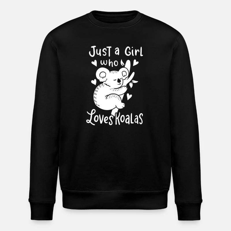 Koalas - Stanley/Stella ROLLER Unisex Organic Sweatshirt - black