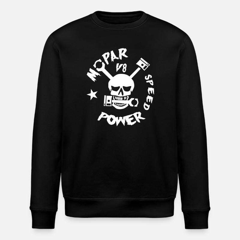 Mopar V8 Power - Stanley/Stella Unisex Bio-Sweatshirt ROLLER - Schwarz