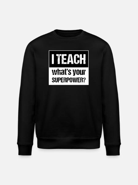 And Teach - Stanley/Stella ROLLER Unisex Organic Sweatshirt - black