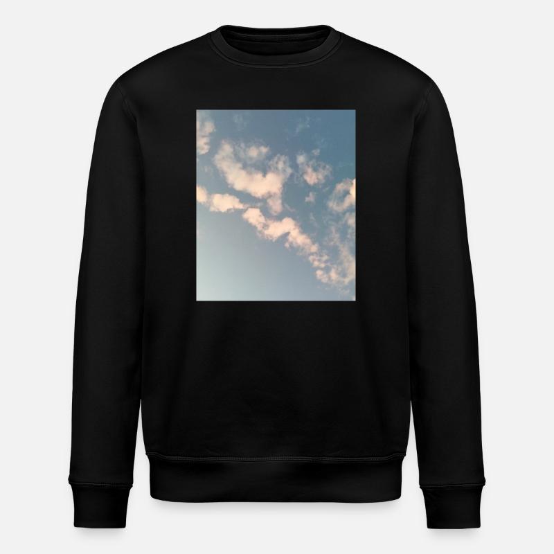 Nuages pastel Sky Zen Design - Sweat bio ROLLER Stanley/Stella Unisexe - noir