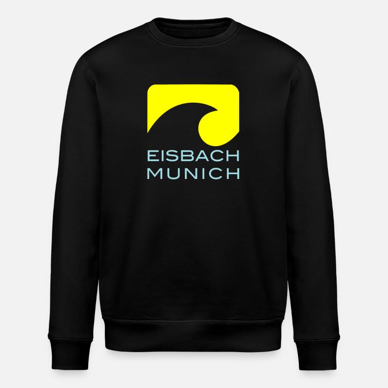 Munich Eisbach - Stanley/Stella Unisex Bio-Sweatshirt ROLLER - Schwarz