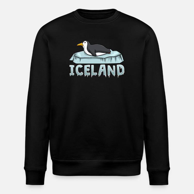 Macareux d’Islande - Sweat bio ROLLER Stanley/Stella Unisexe - noir
