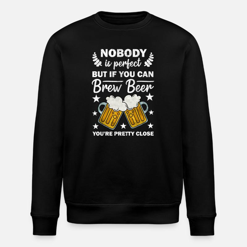 Bier Brauer Brauen - Stanley/Stella Unisex Bio-Sweatshirt ROLLER - Schwarz
