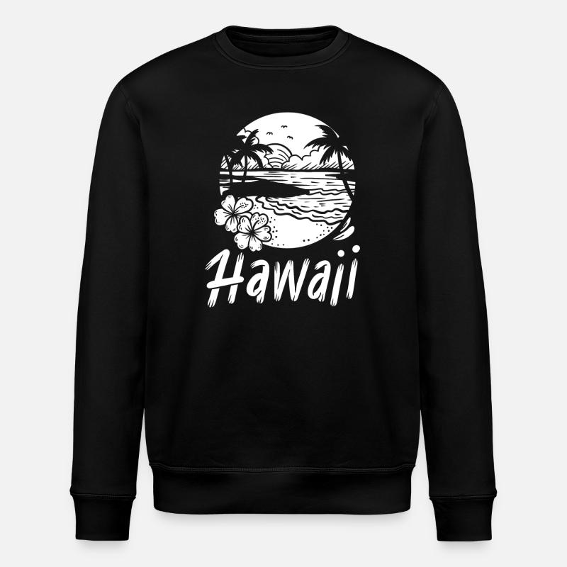 Hawaii - Stanley/Stella ROLLER Unisex Organic Sweatshirt - black