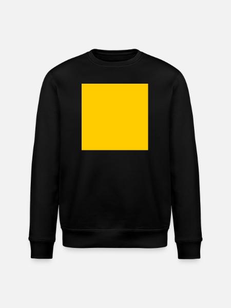 yellow background texture personalize template - Stanley/Stella ROLLER Unisex Organic Sweatshirt - black