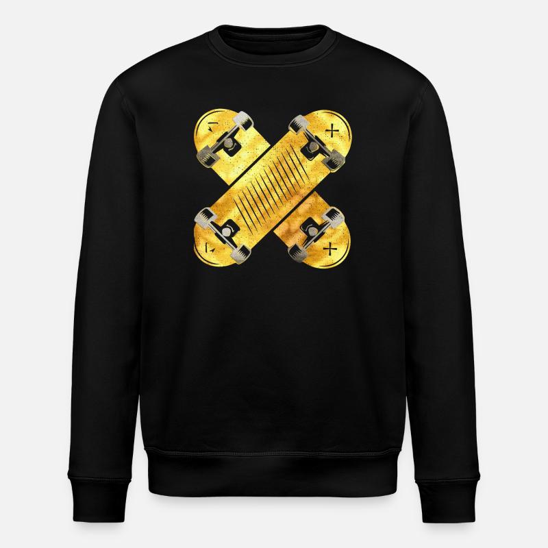 | de skate | de skateboard Patineur - Sweat bio ROLLER Stanley/Stella Unisexe - noir