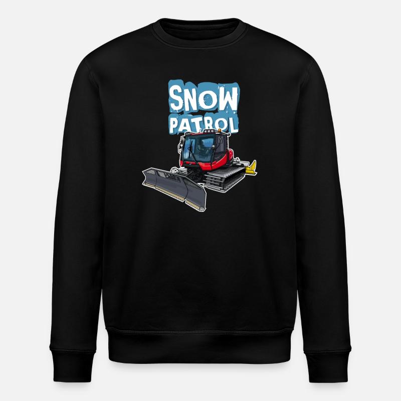 Pistenraupe Bully - Stanley/Stella Unisex Bio-Sweatshirt ROLLER - Schwarz