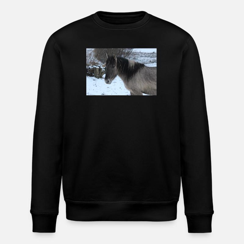 Affiche Cheval Cheval - Sweat bio ROLLER Stanley/Stella Unisexe - noir