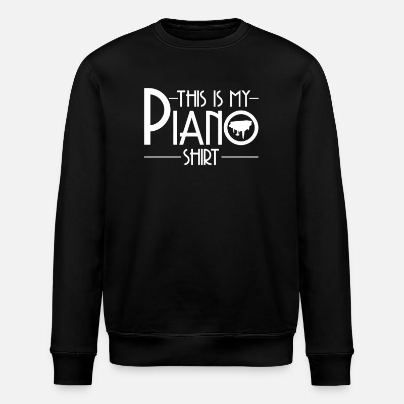 Pianiste pianiste - Sweat bio ROLLER Stanley/Stella Unisexe - noir
