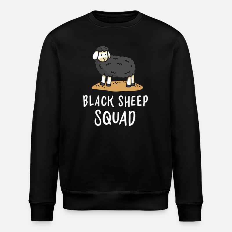 Schwarzes Schaf - Stanley/Stella Unisex Bio-Sweatshirt ROLLER - Schwarz