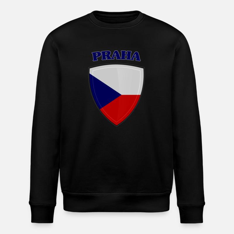 Prag - Stanley/Stella Unisex Bio-Sweatshirt ROLLER - Schwarz