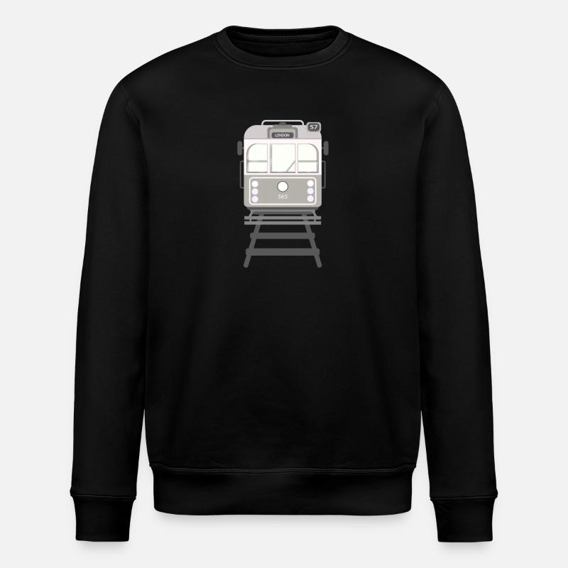 Tram, Straßenbahn - Stanley/Stella Unisex Bio-Sweatshirt ROLLER - Schwarz