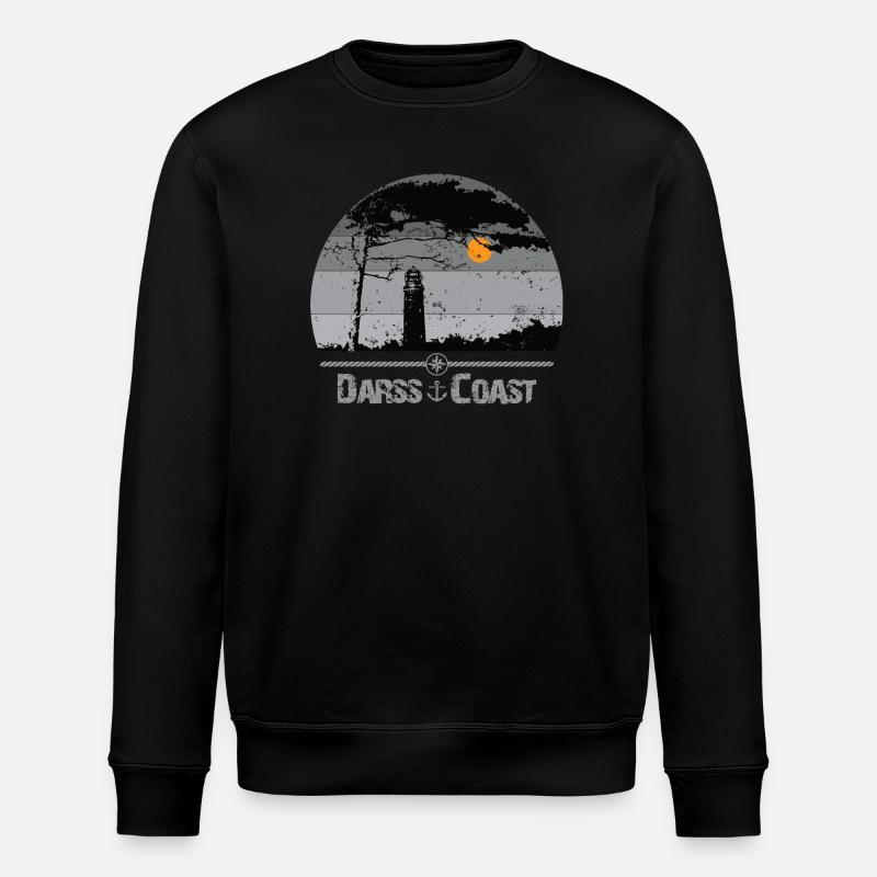 Darss Coast - Halbinsel Darss - Stanley/Stella ROLLER Unisex Organic Sweatshirt - black