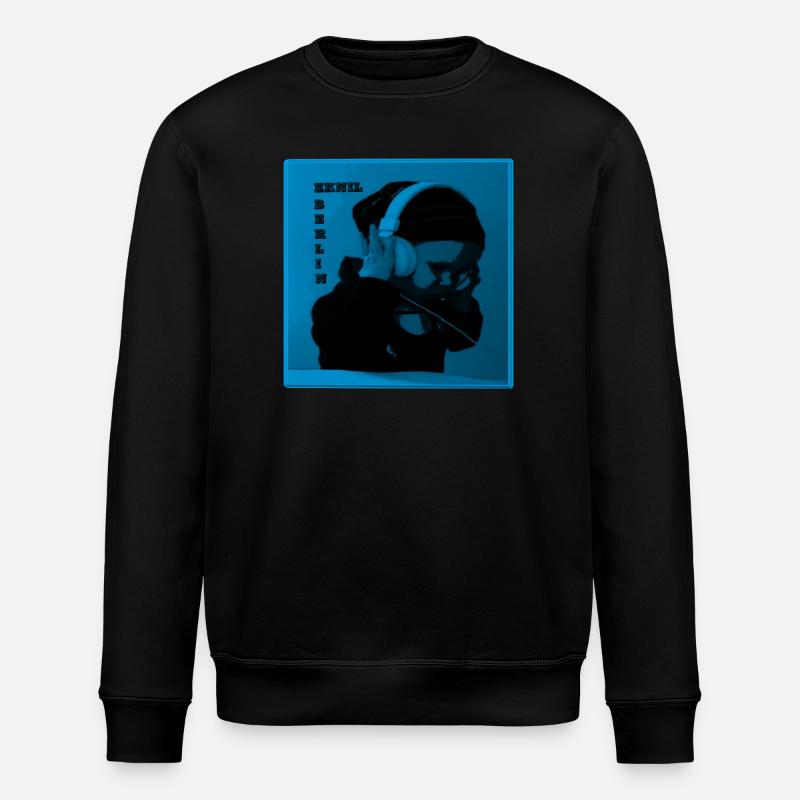 DJ Musik Kopfhörer V.2 - Stanley/Stella Unisex Bio-Sweatshirt ROLLER - Schwarz