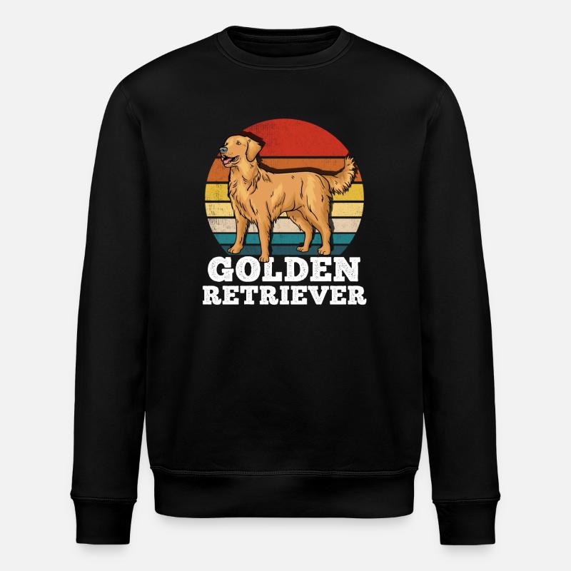 Golden retriever - Sweat bio ROLLER Stanley/Stella Unisexe - noir