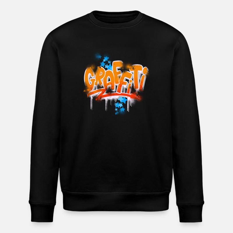 Graffiti - Stanley/Stella Unisex Bio-Sweatshirt ROLLER - Schwarz