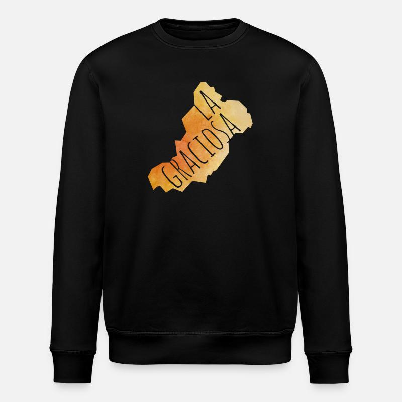 La Graciosa - Stanley/Stella Unisex Bio-Sweatshirt ROLLER - Schwarz