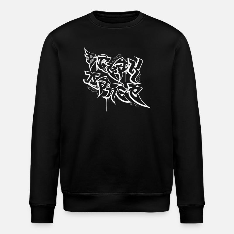 Breakdance graffiti - Stanley/Stella ROLLER Unisex Organic Sweatshirt - black