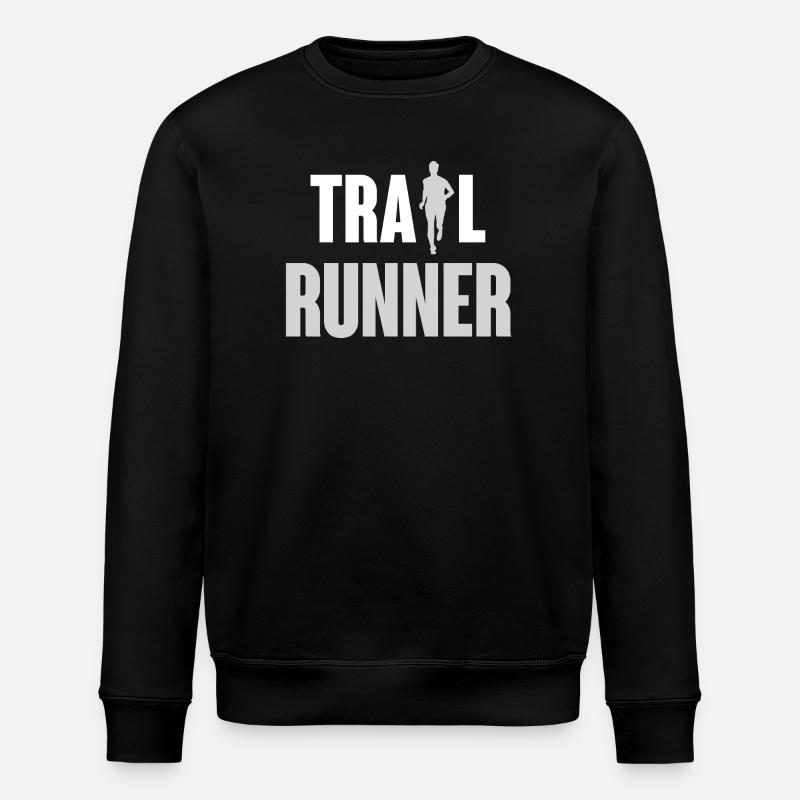 Trail Runner - Stanley/Stella ROLLER Unisex Organic Sweatshirt - black