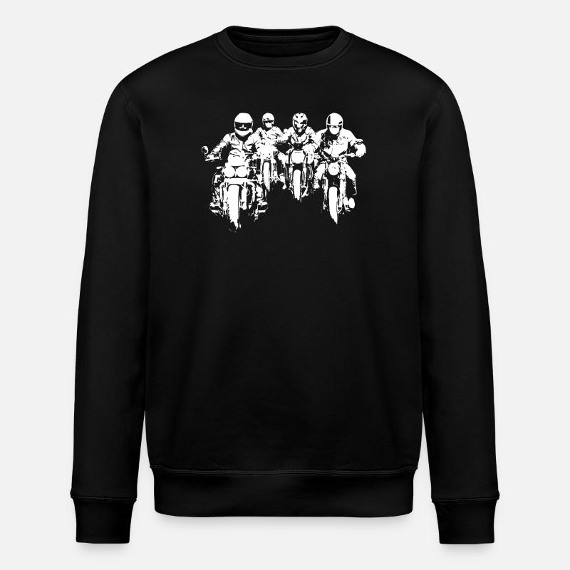 Bikergroup white - Stanley/Stella Unisex Bio-Sweatshirt ROLLER - Schwarz