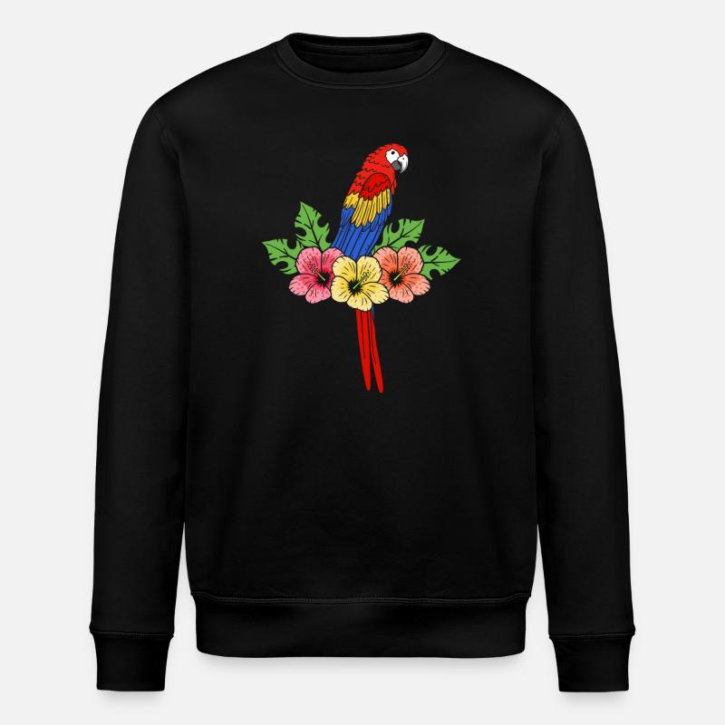 Parrot - Stanley/Stella ROLLER Unisex Organic Sweatshirt - black
