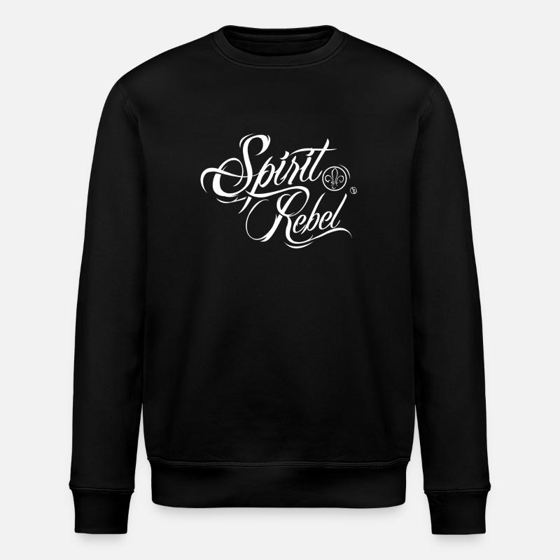 Spirit-Rebel® Classique Pascal Voggenhuber - Sweat bio ROLLER Stanley/Stella Unisexe - noir